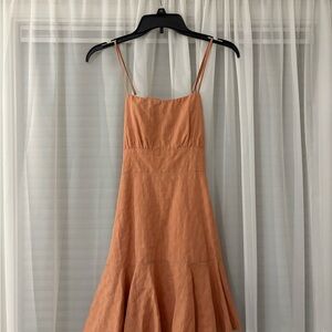 Lulu's Peach Mini Dress